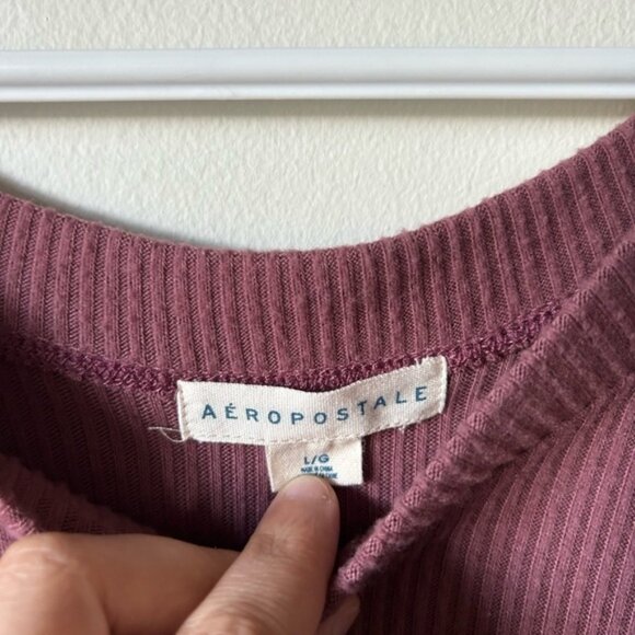 Aeropostale Ribbed Long Sleeve - Picture 3 of 3